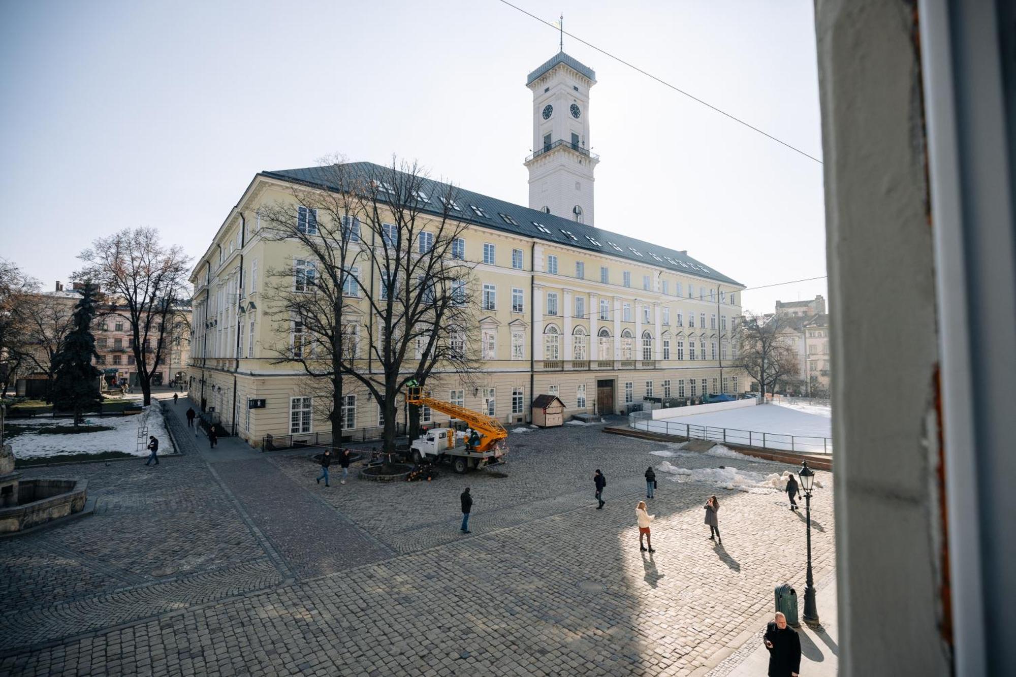 View On Rynok Square Apartments Lemberg Exterior foto